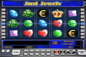 Just Jewels от Novomatic – популярный игровой автомат со спецсимволами